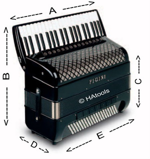 Filze für Akkordeon Knöpfe,accordeon,felts for accordion buttons,1 Set= 50 Stück 